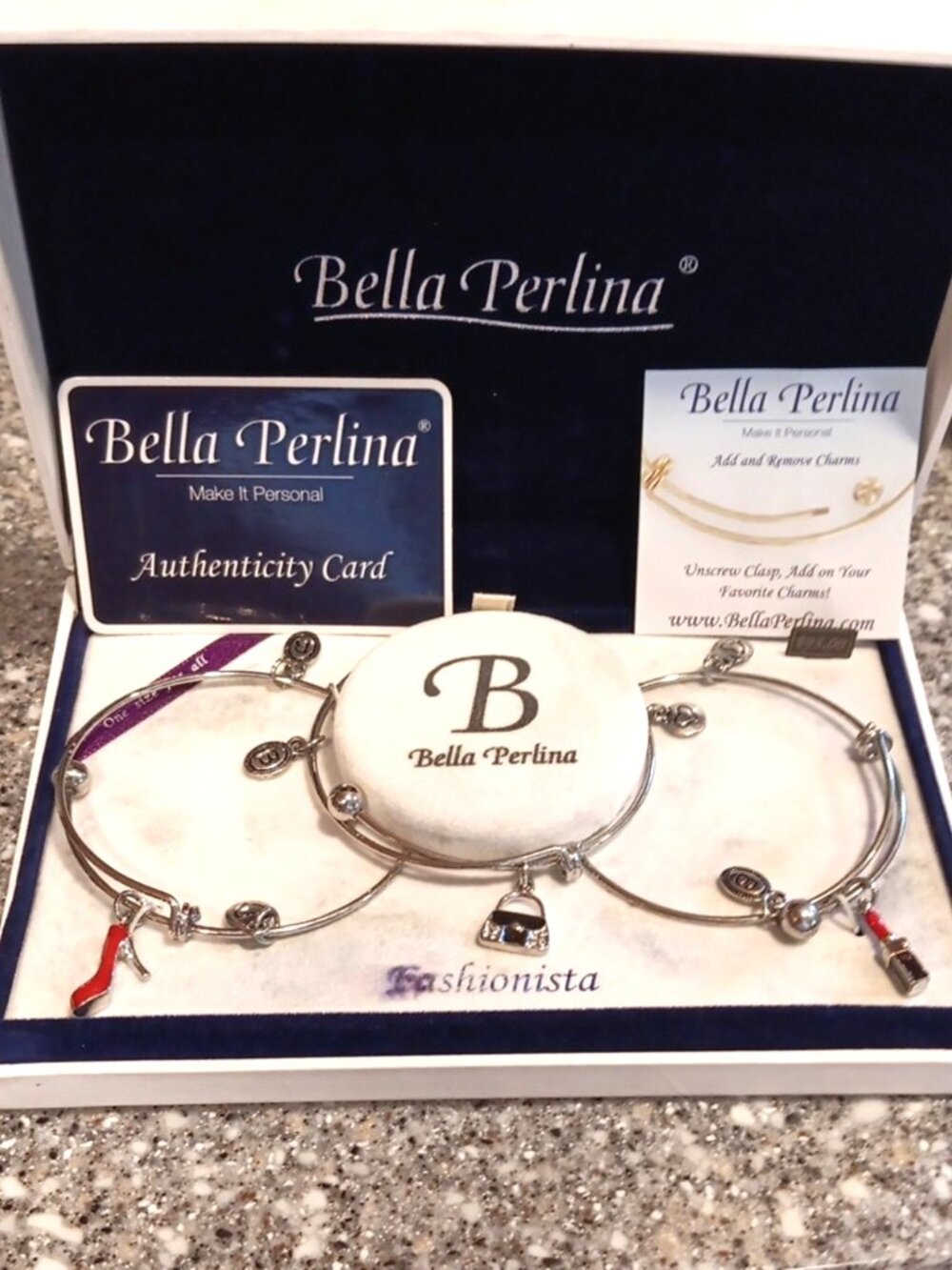 Bella Perlina Charm Bracelet Set